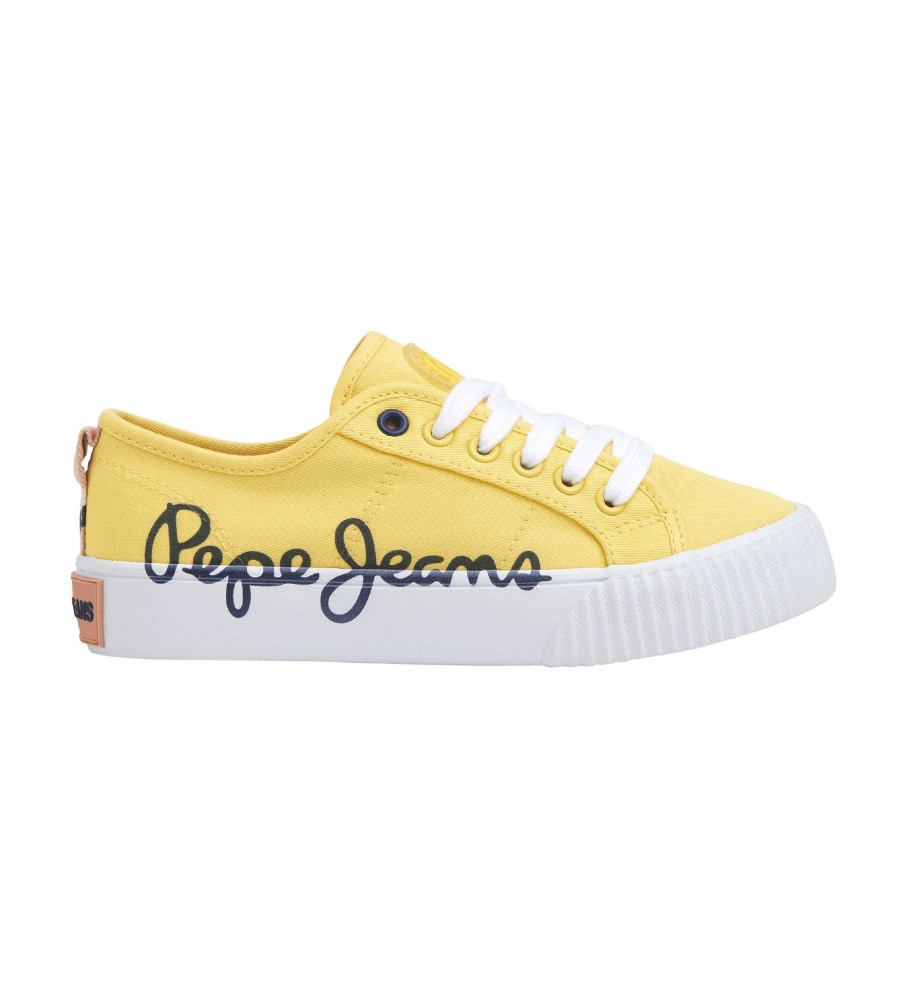Pepe Jeans Tênis Ottis Log Amarelo