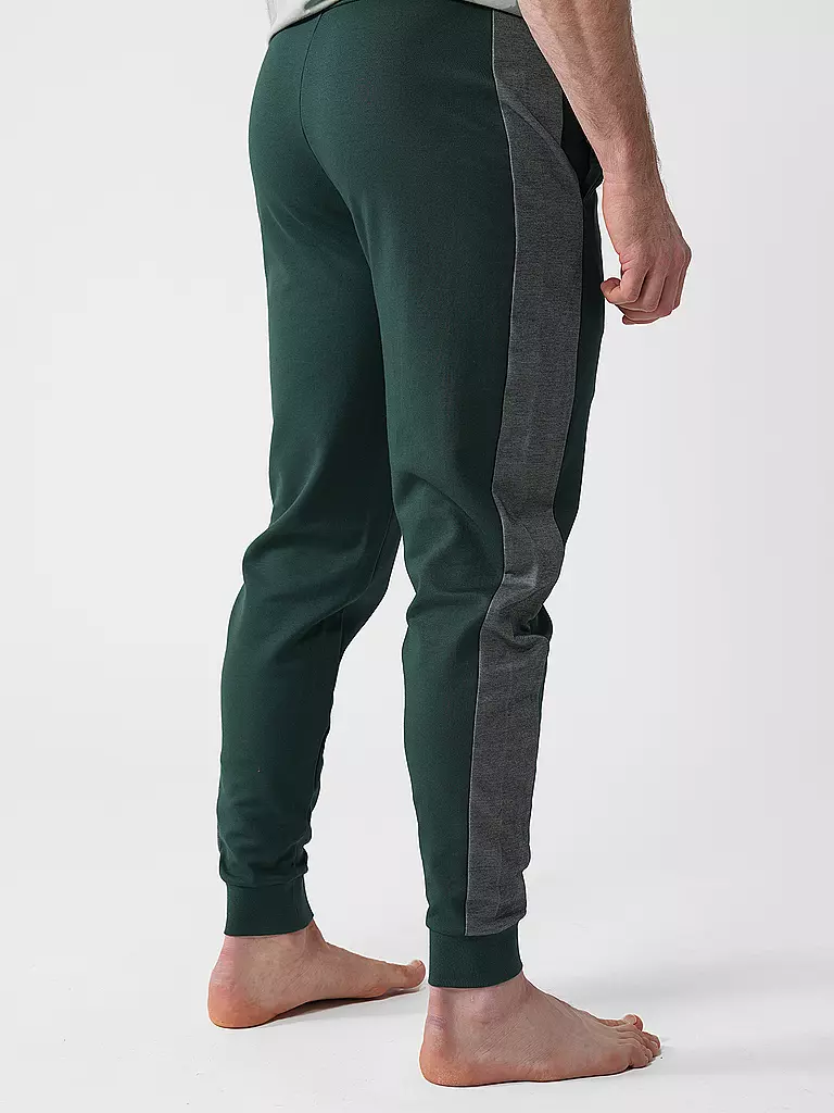 BOSS Loungewear Jogginghose dunkelgrün