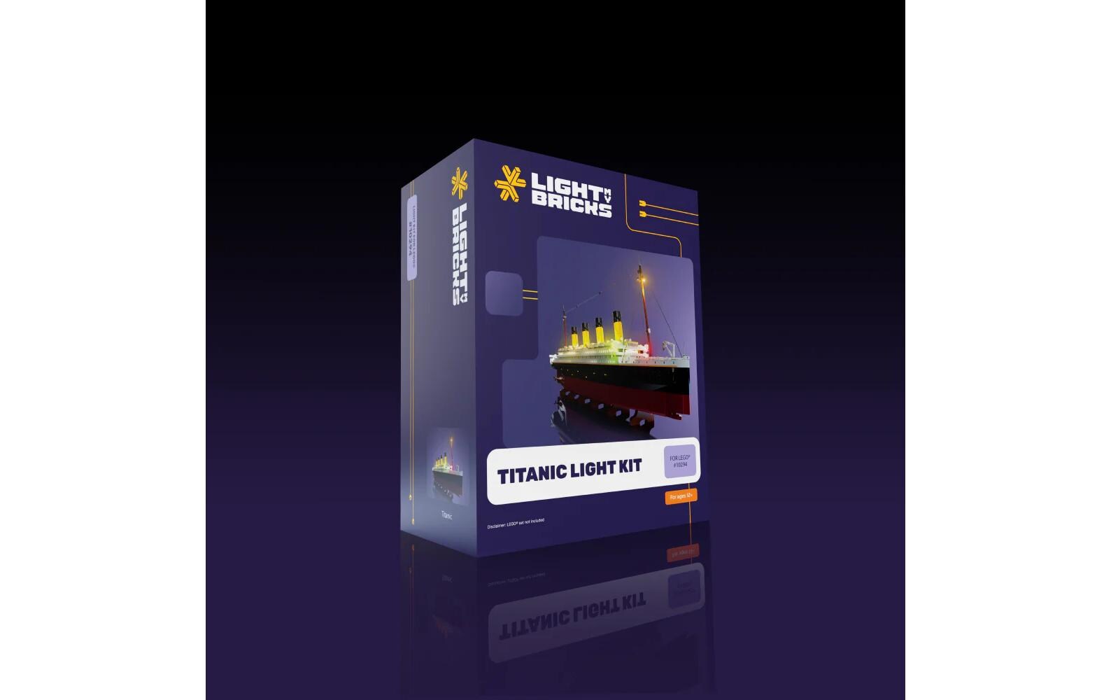 LED-Licht-Set für LEGO® LMB 2.0 für 10294 Titanic<br>Beleuchtungs-Kit