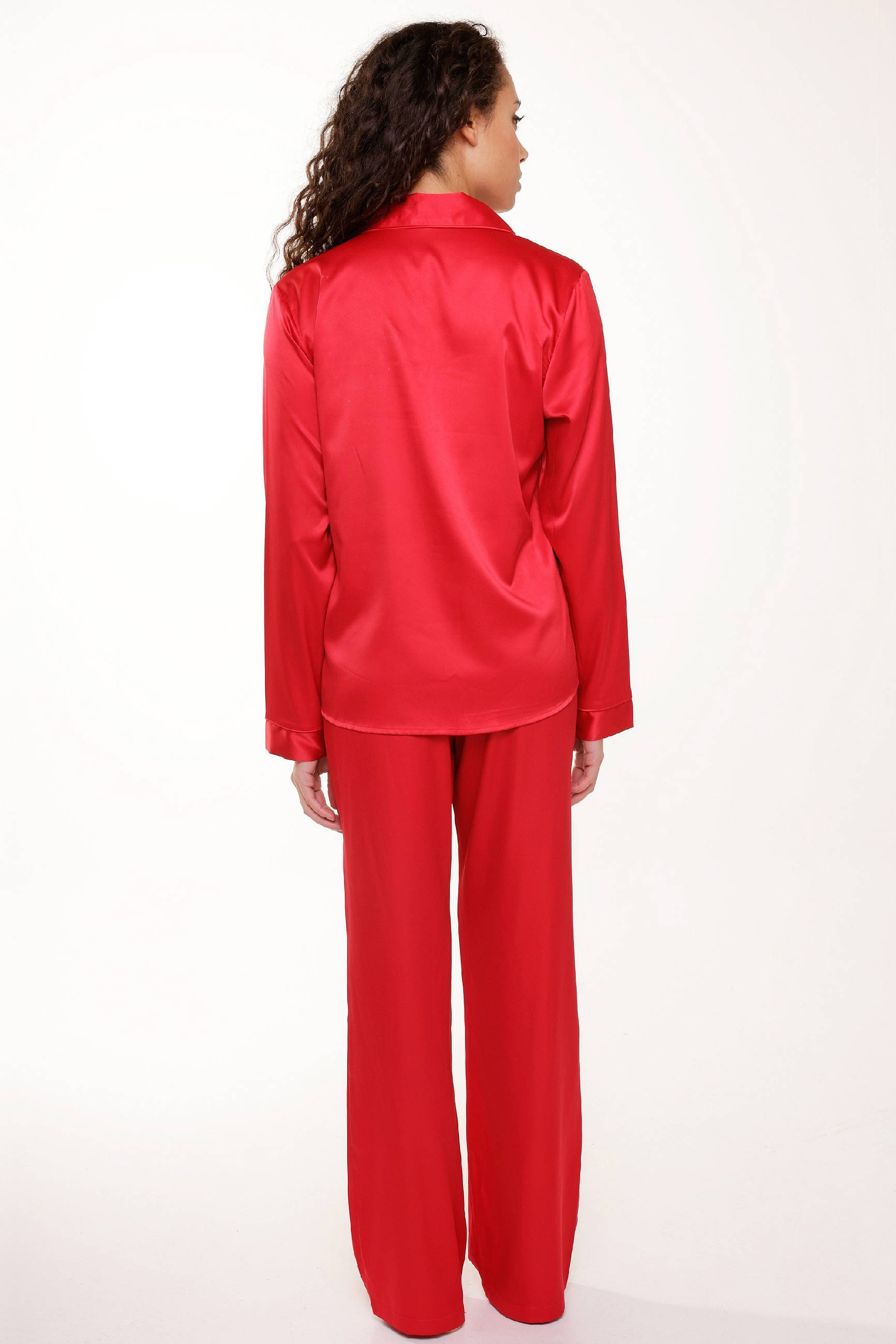 LingaDore satijnen pyjama rood