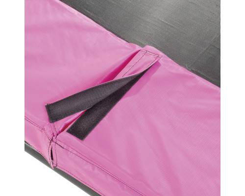 EXIT Silhouette trampoline met veiligheidsnet, Ø 244 cm, roze