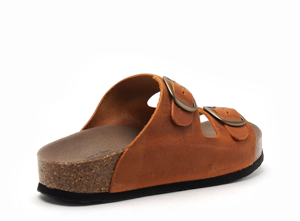 Plakton mules et sabots plats femme cp beta mic 340010 marron