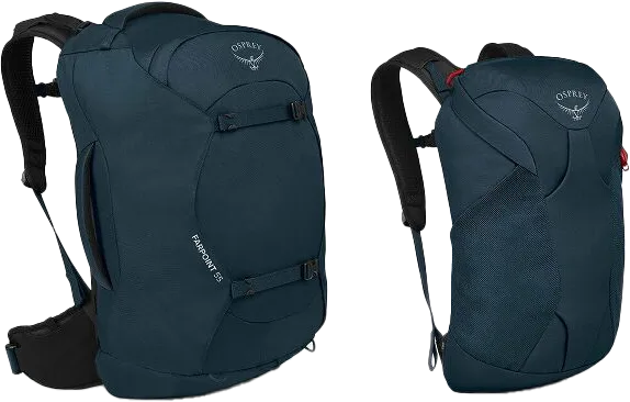 Osprey Men's Farpoint 55 Travel Pack Muted Space Blue