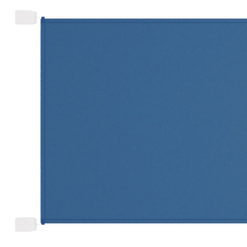 Auvent vertical 100x360 cm tissu oxford bleu