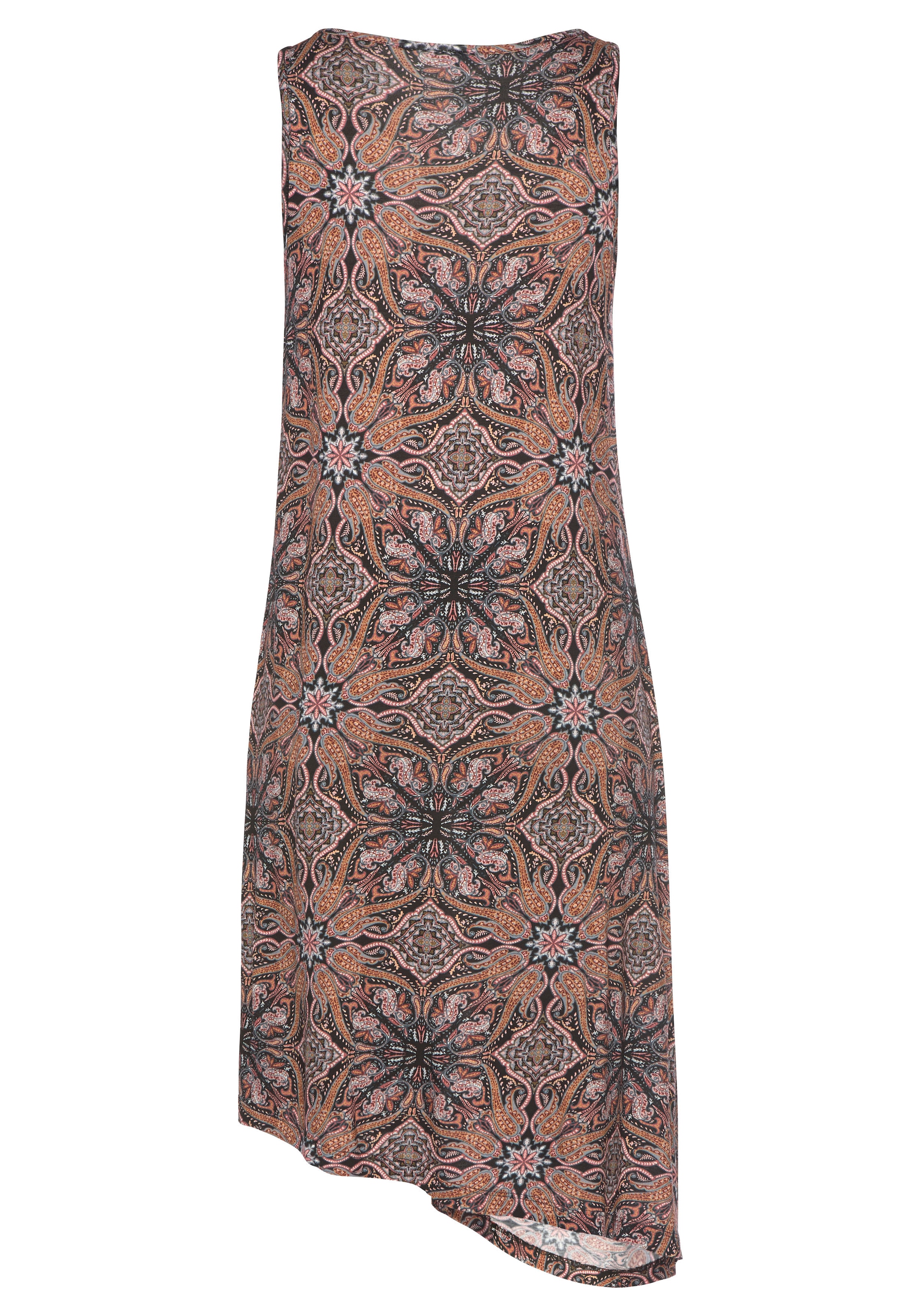 Beachtime Longtop, mit Leggingser Set, mit Alloverprint und Schlitz, Sommerkleid, Strandkleid