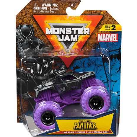 Monster Jam 1:64 marvel single packs - assorteret