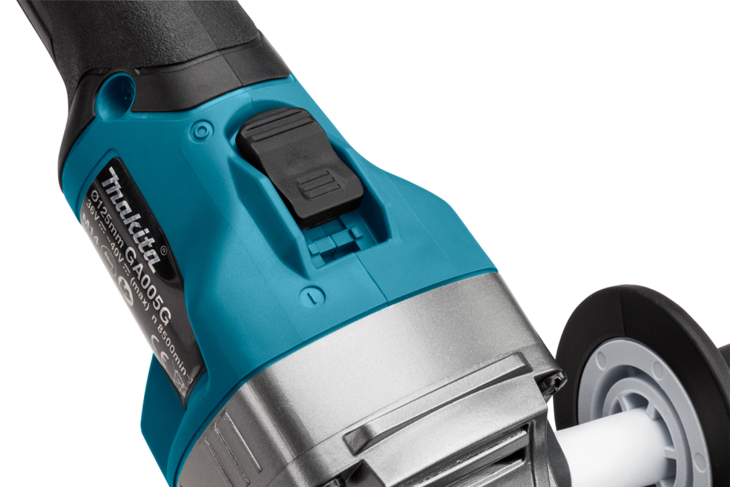 Makita GA005GM201 XGT 40V Li-Ion accu haakse slijper set (2x 4,0Ah) in Mbox - 125mm - koolborstelloos