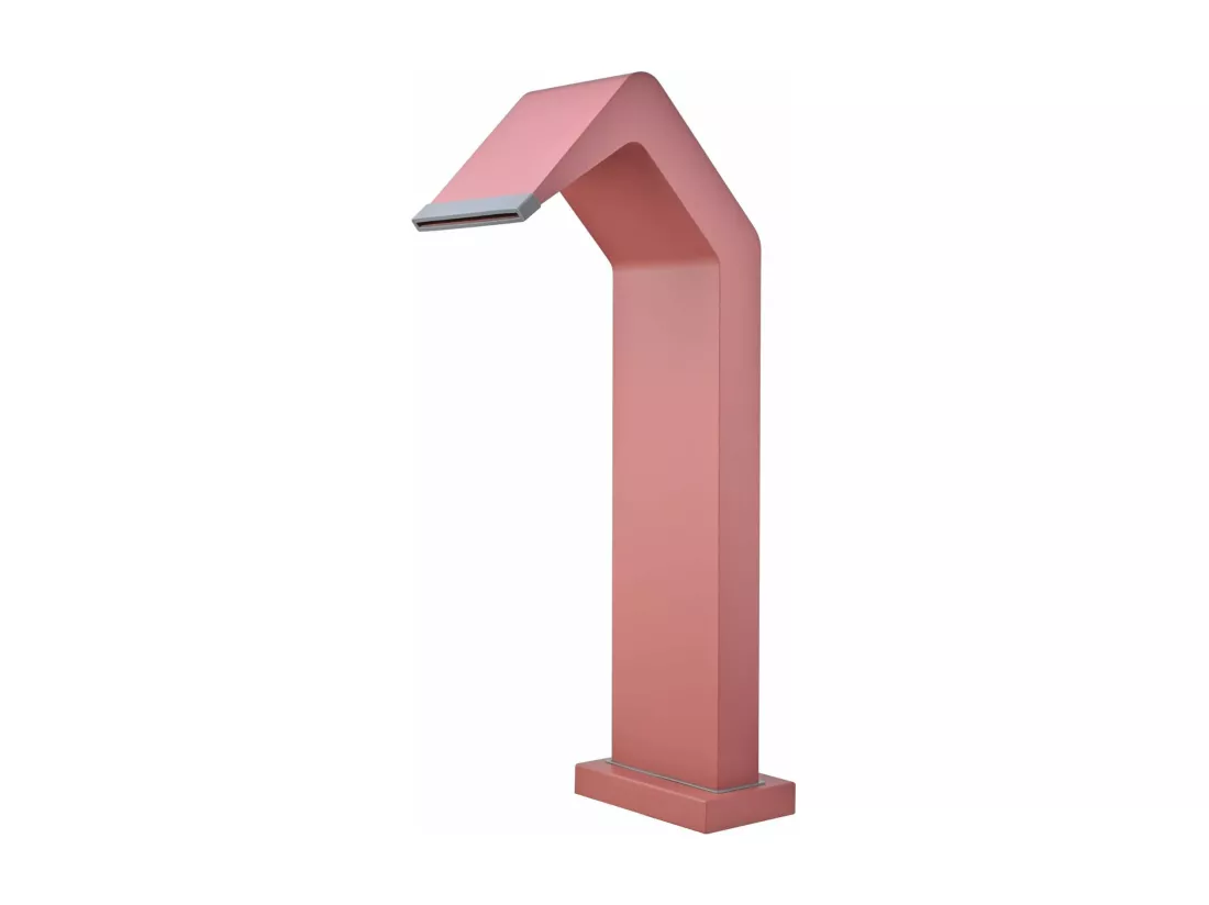 Cascade de piscine Niagara en Acier Inox.S316 Rose Corail - Corps 150x55mm - H.54cm - Garantie 10 ans - POOL IMEX
