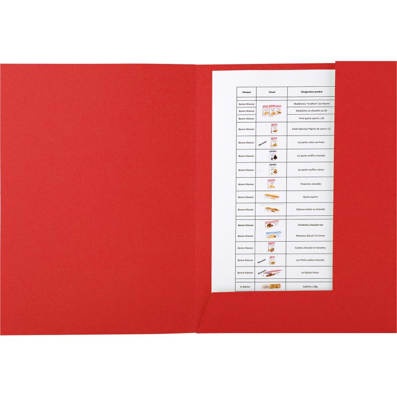 Chemise imprimée 2 rabats 290 g Forever Exacompta - 24 x 32 cm paquet de 50