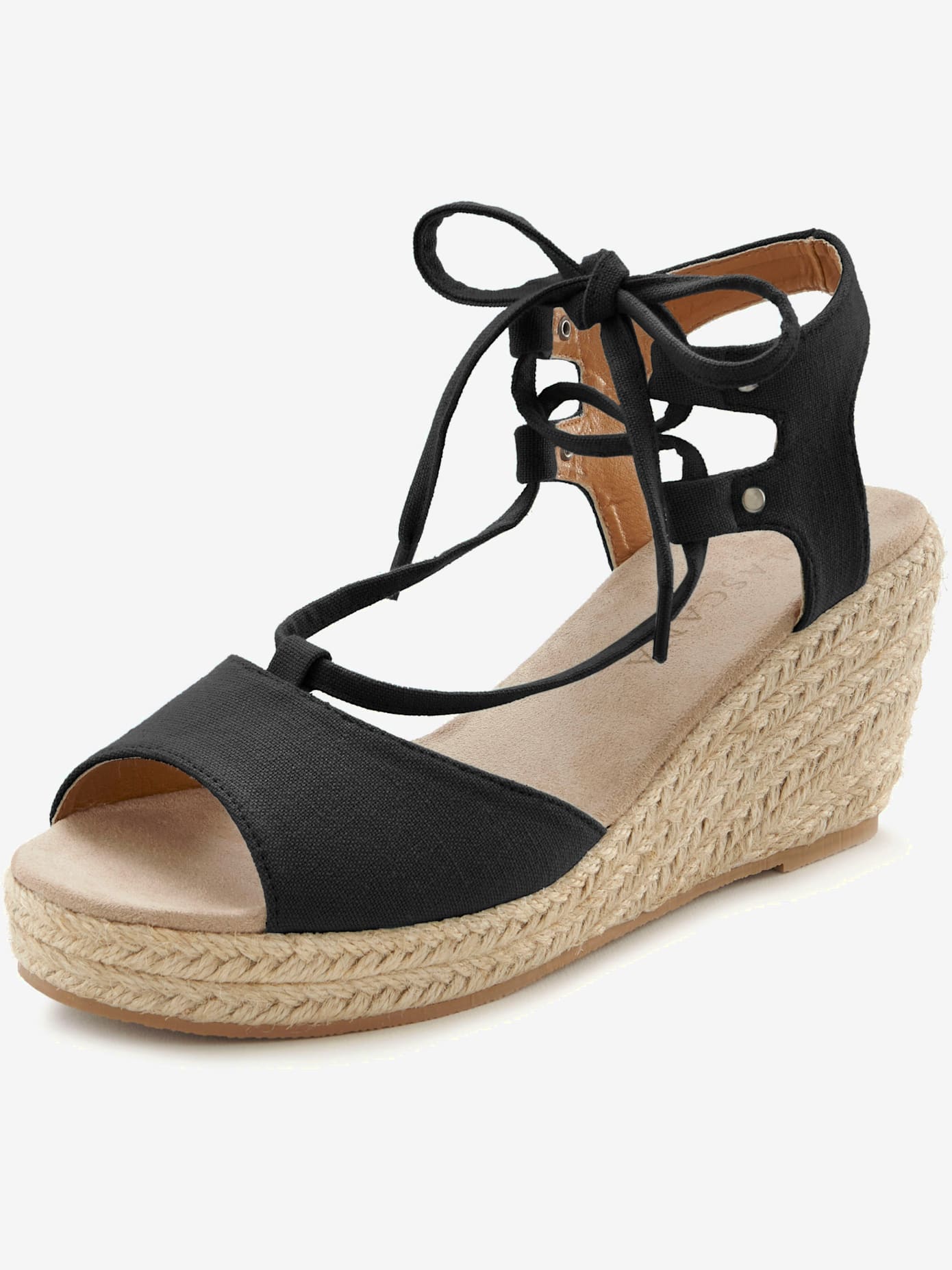 Sandales compensées talon confortable