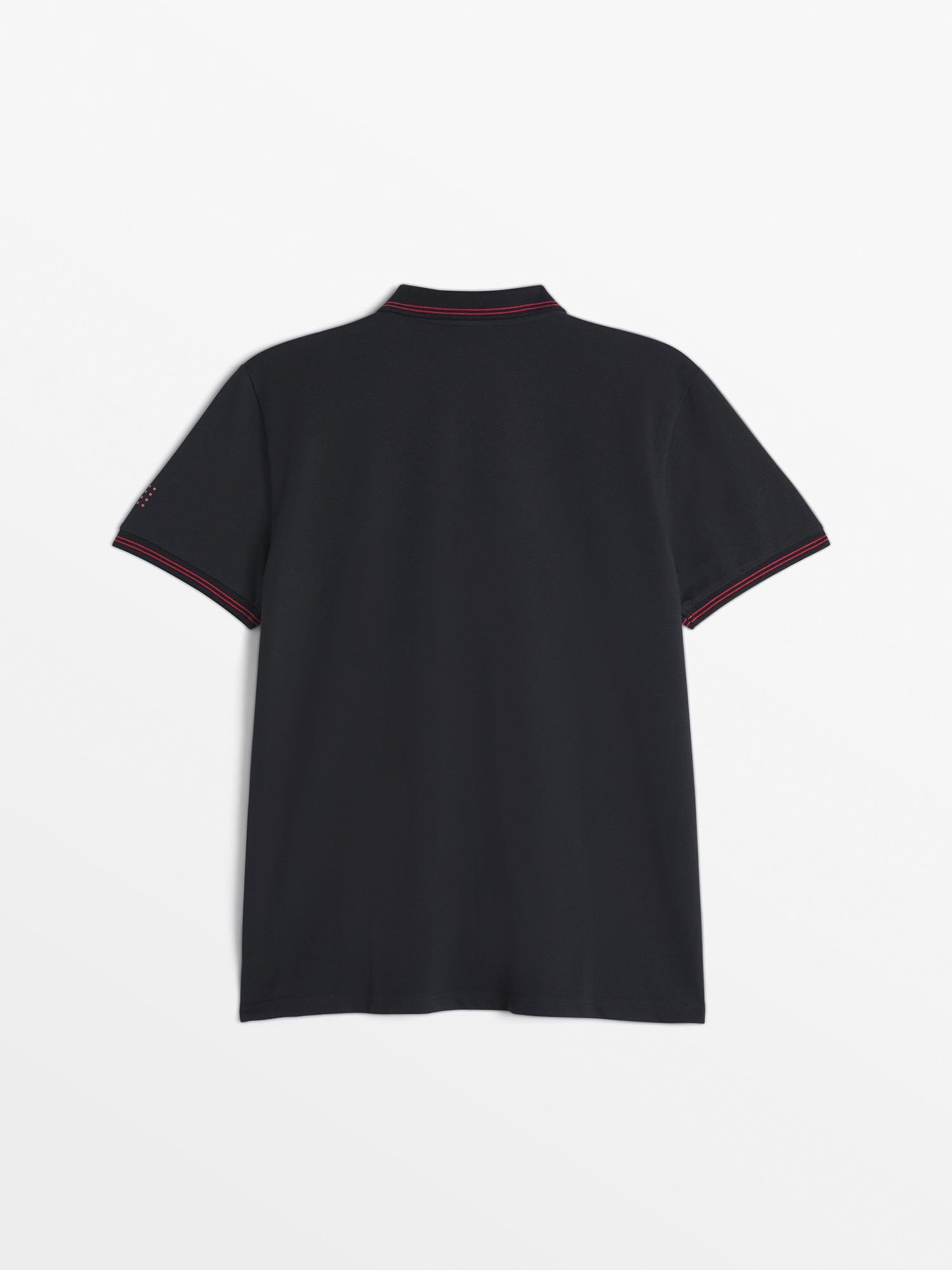 Polo Homme Manches Courtes Noir