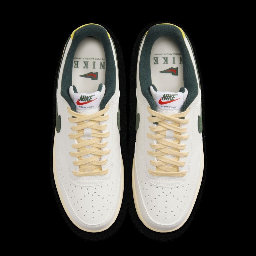 Nike Court Vision Low Men's Shoes SAIL/PRO GREEN-PICANTE RED-OPTI YEL