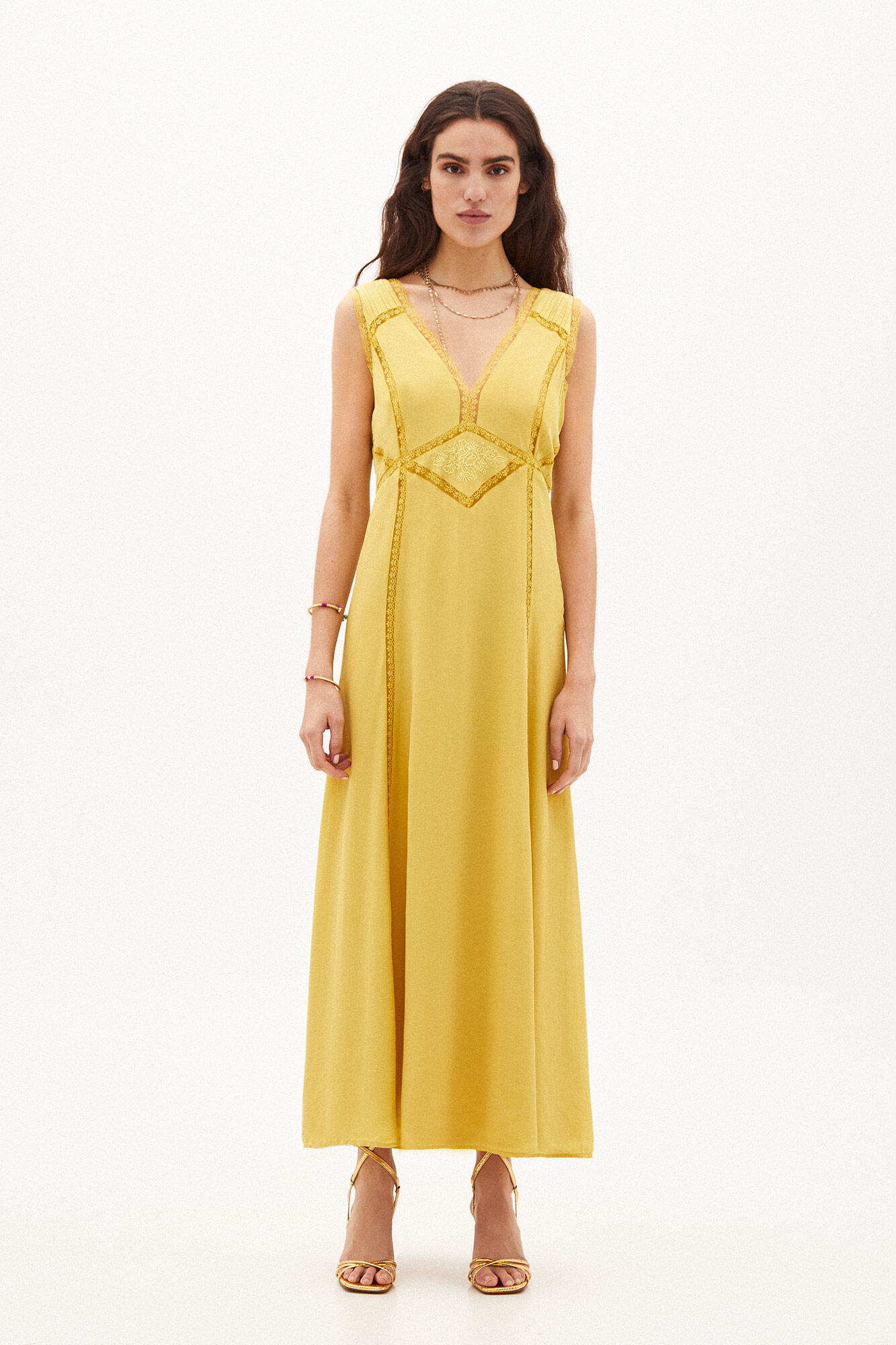 Vestido longo Megan Lingerie - Estampado