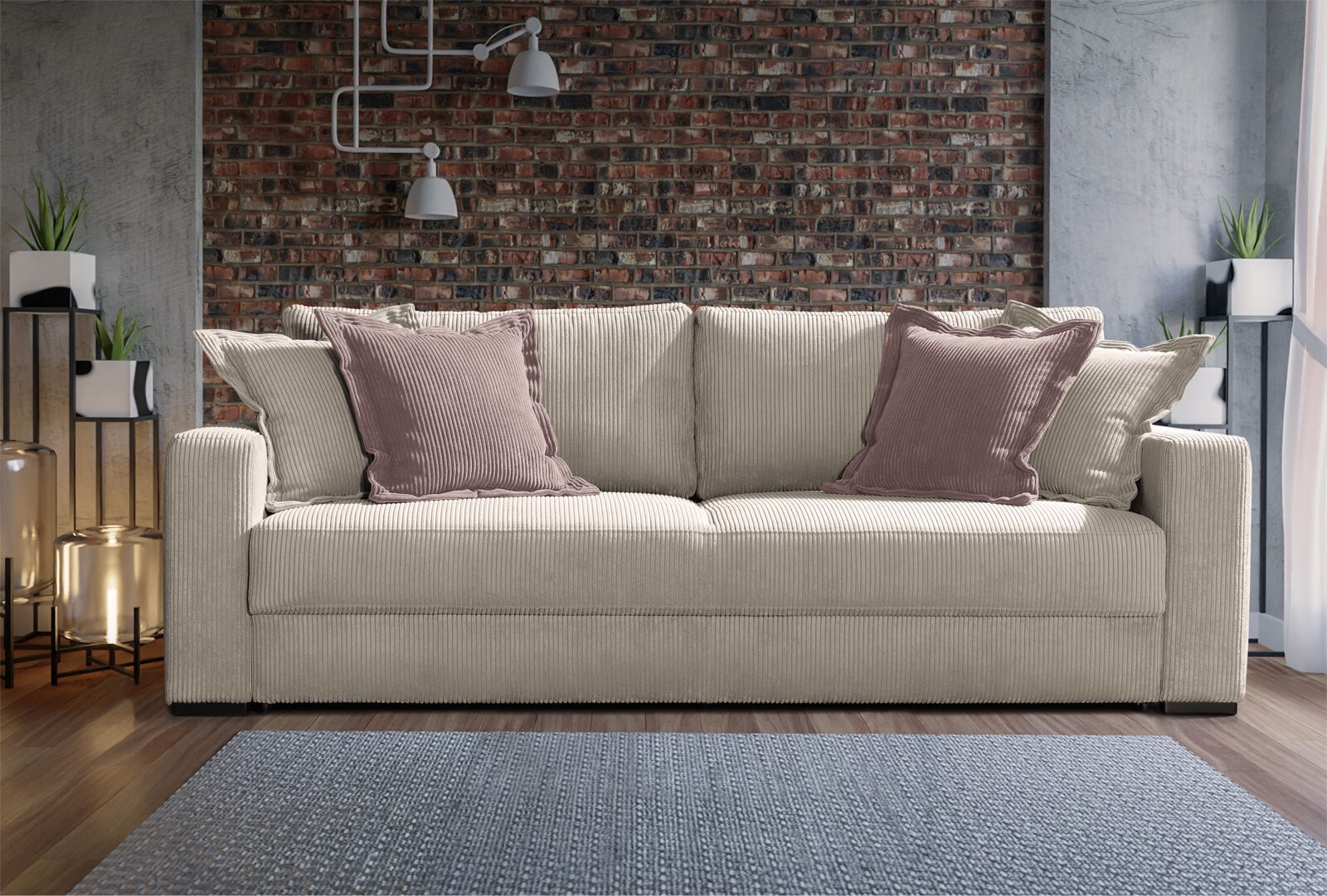 Schlafsofa LINDSEY natur