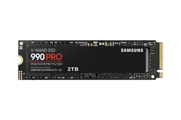 Samsung 990 PRO MZ-V9P2T0BW - SSD - krypteret - 2 TB - intern - M.2 2280 - PCIe 4.0 x4 (NVMe) - 256-bit AES - TCG Opal Encryption 2.0