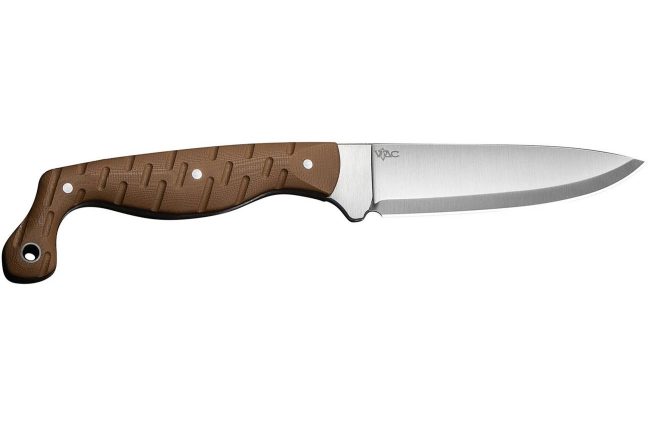 Civivi MDRN Hunter C23078-2 Satin Nitro-V, Brown G10, jachtmes, Kyle Lamb design