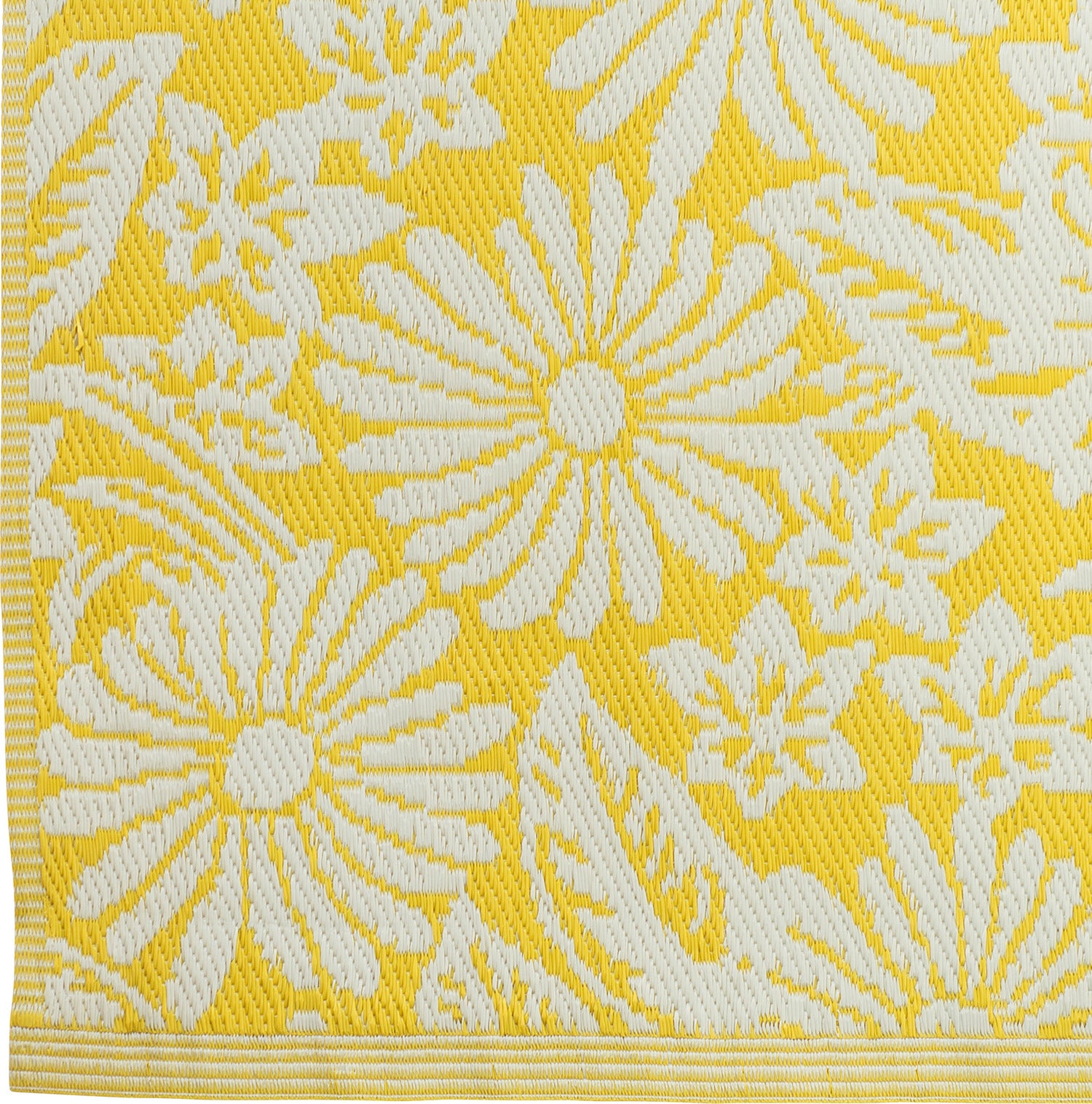 Intratuin buitenkleed Bloem geel 180 x 120 cm