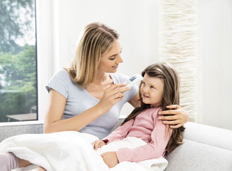 Beurer Kontaktfrit Termometer med Bluetooth FT 95 Hvid