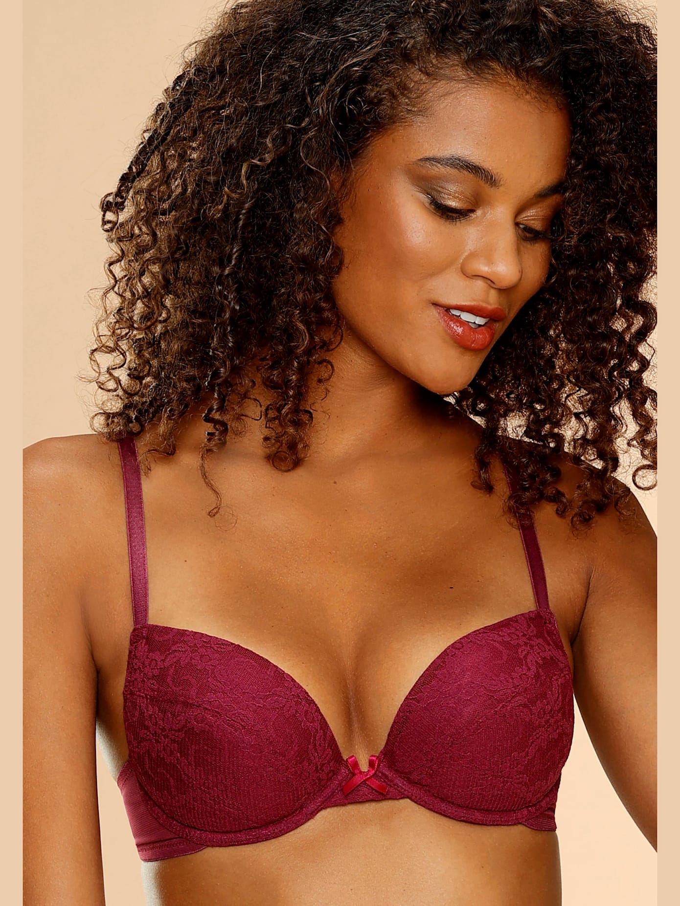 Soutien-gorge push-up soutiens-gorge avec coussinets push-up amovibles pour plus de volume