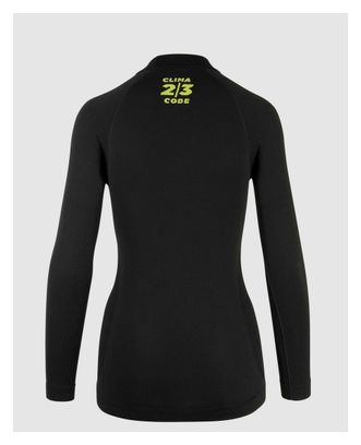 Baselayer Femme Assos Spring Fall Skin Layer Noir