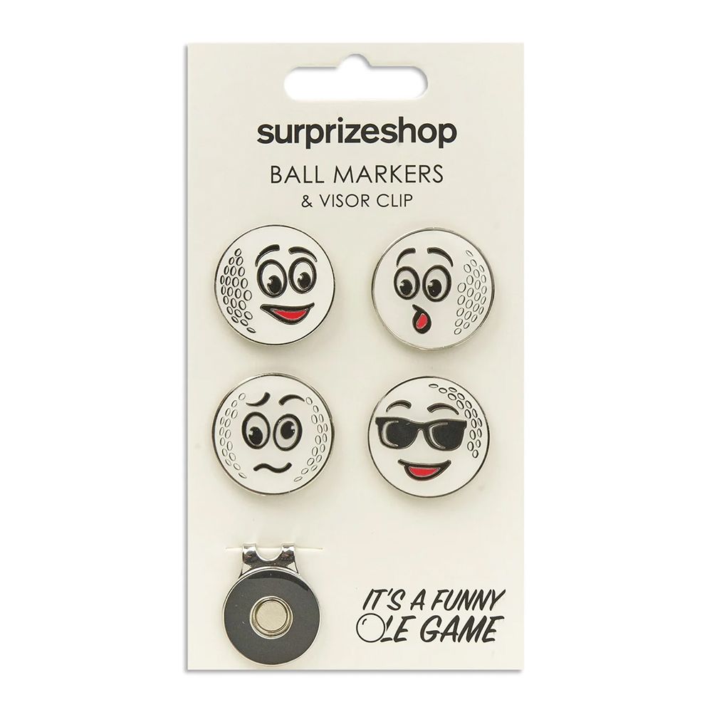 Funny Ole Game Markører 4-Pack m/ Visor Clip