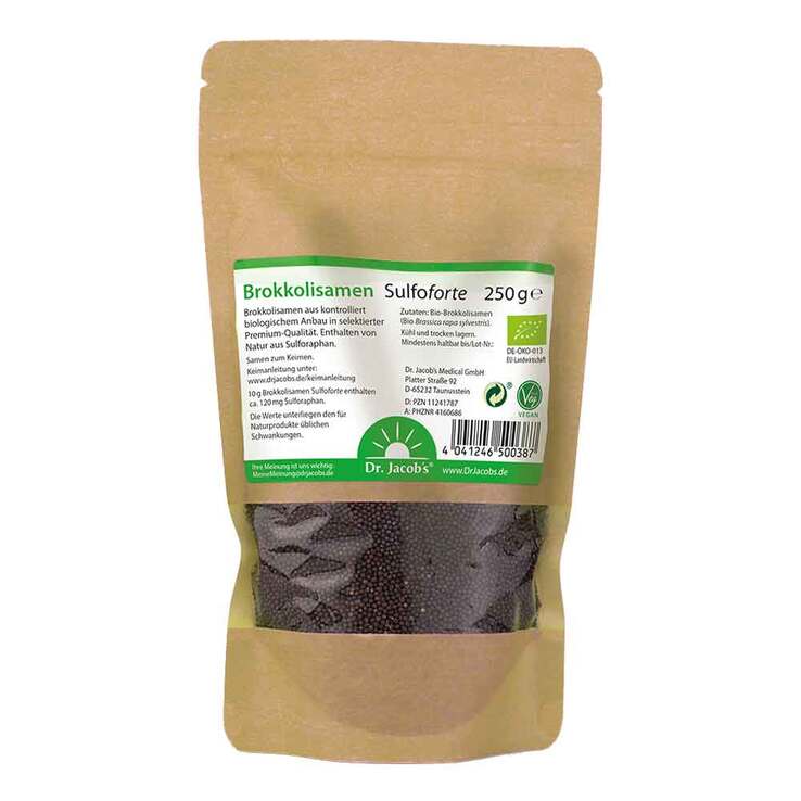 Brokkolisamen Sulfo forte Bio Dr. Jacobs, 250 g