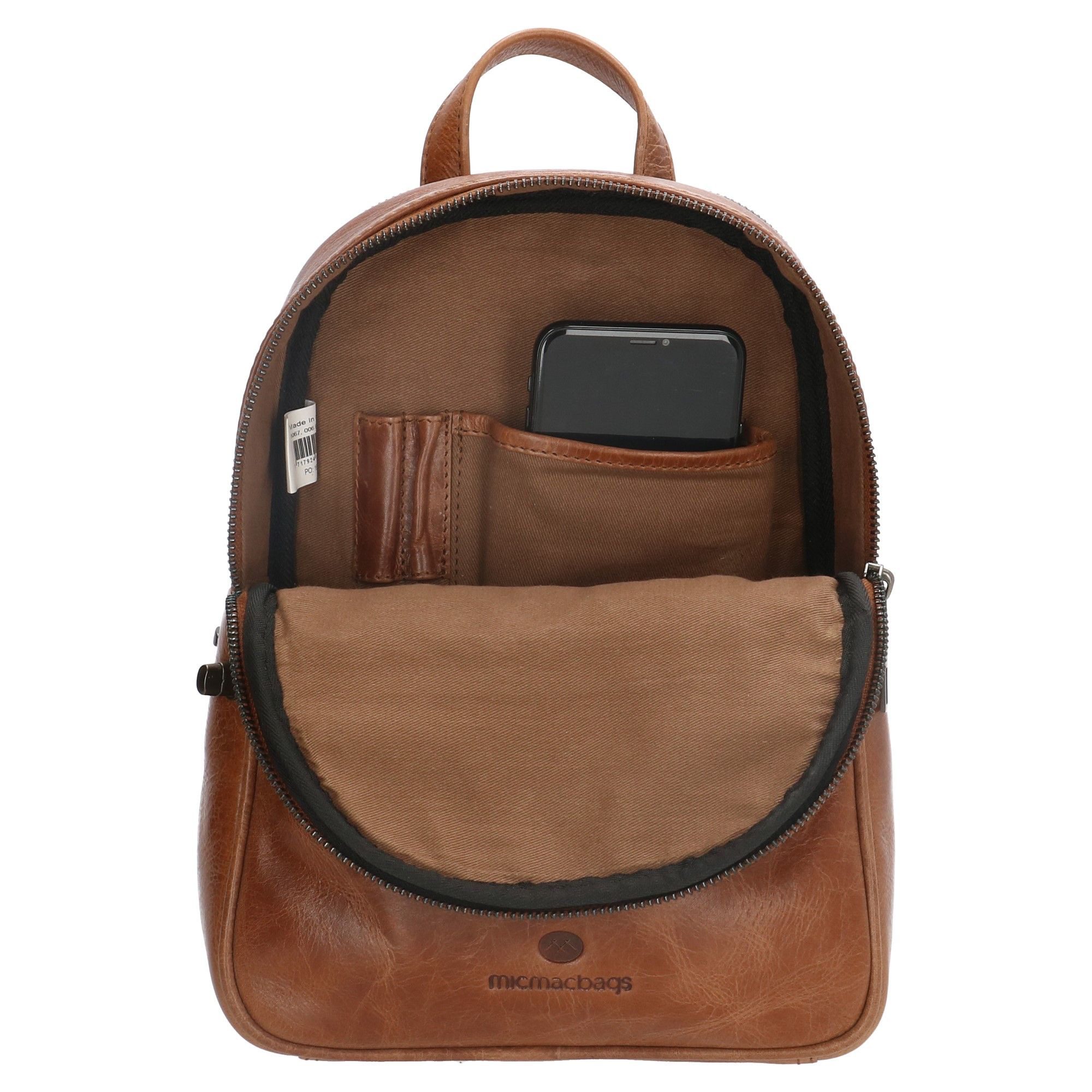 Micmacbags Porto Rugzak Bruin
