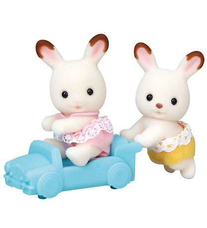 Sølvanian Families - Chocolate Rabbit Twins - 5420