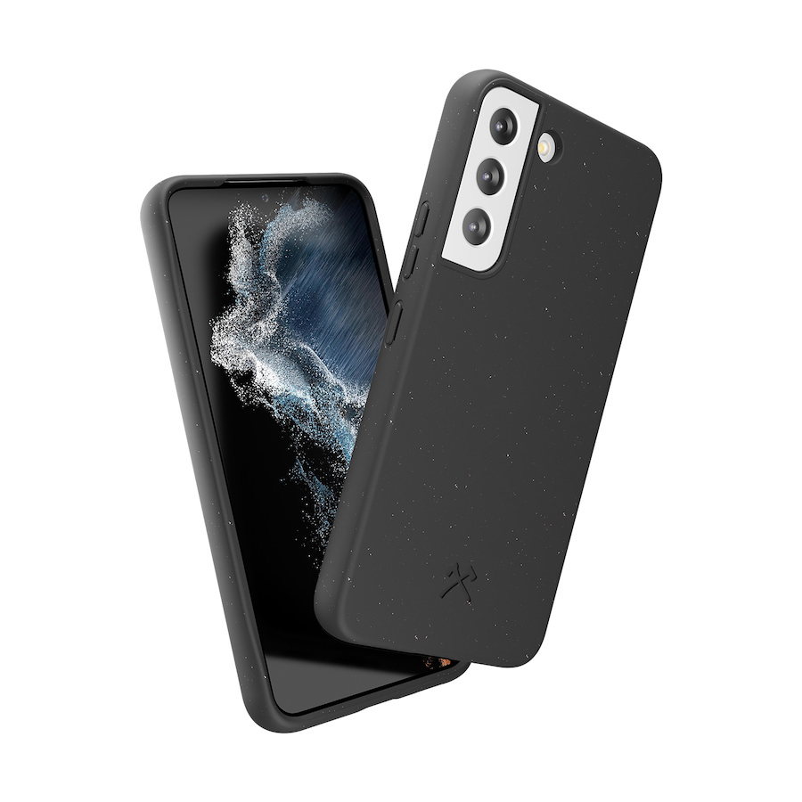 Samsung Galaxy S22 5G BioCase Schutzhülle Vegan Biologisch Abbaubar (ECO619) - Schwarz