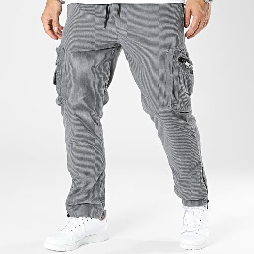 Pantalon Cargo Gris