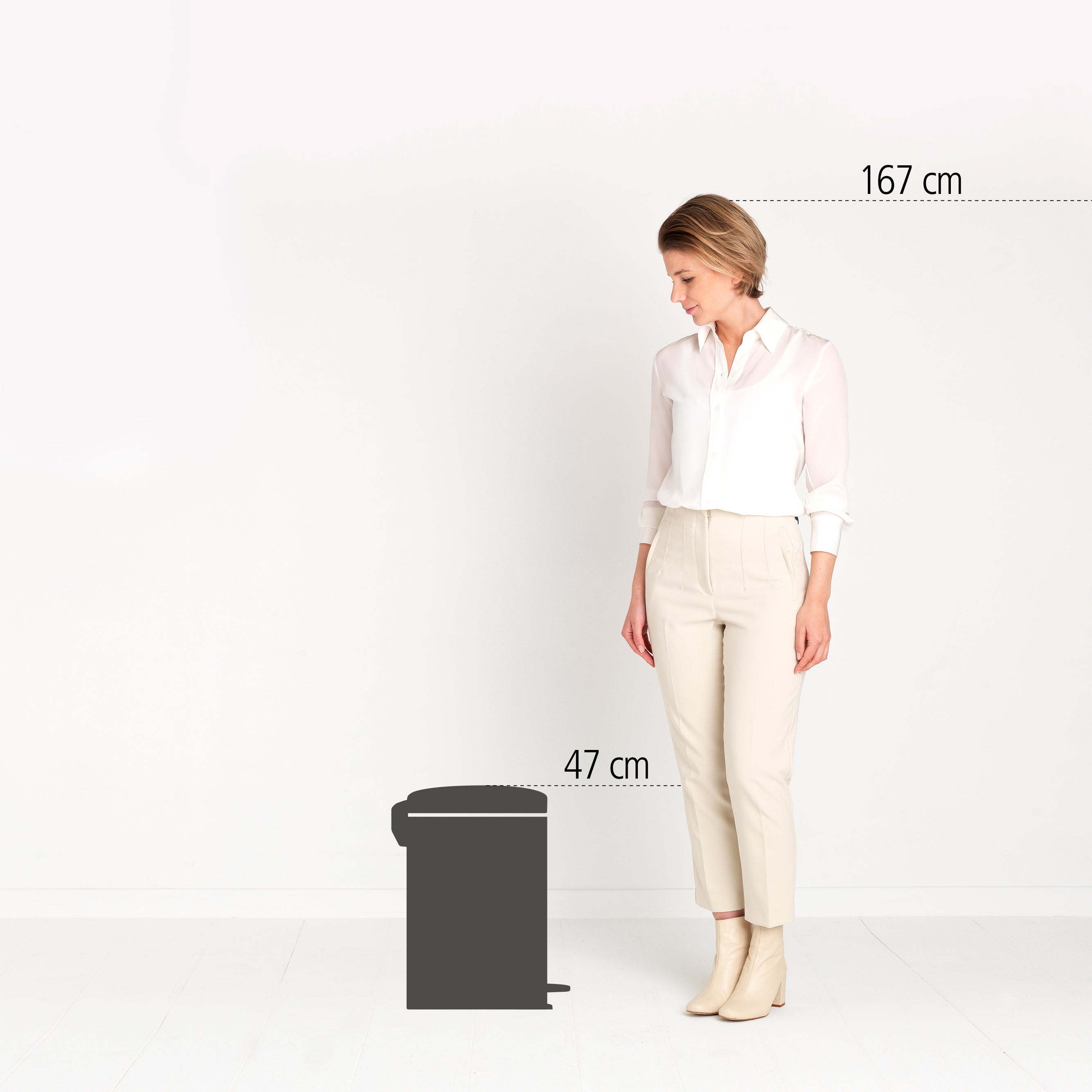 Brabantia NewIcon Pedaalemmer 20 L - Metallic Gold