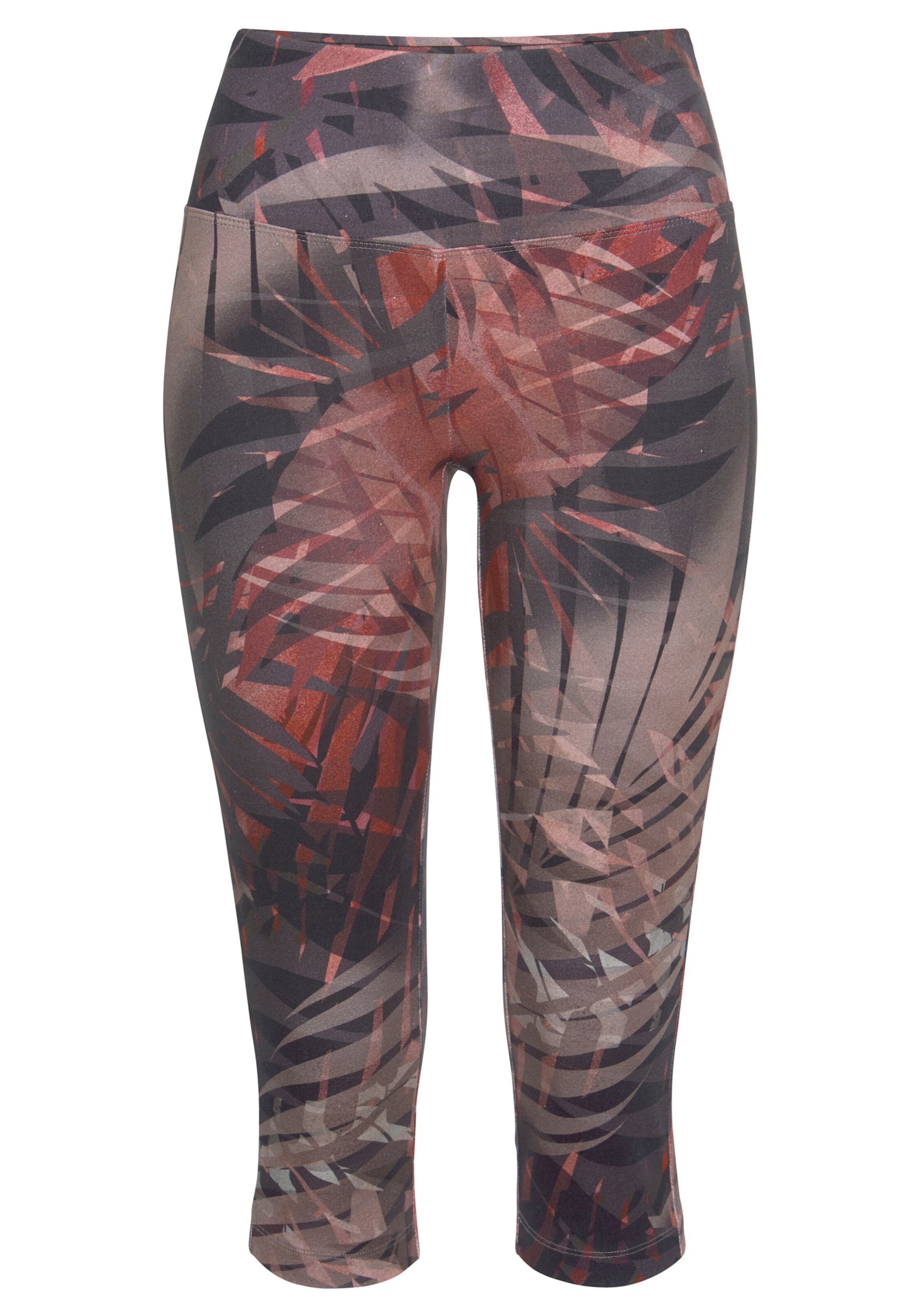 LASCANA ACTIVE Caprileggings in gemustert-braun