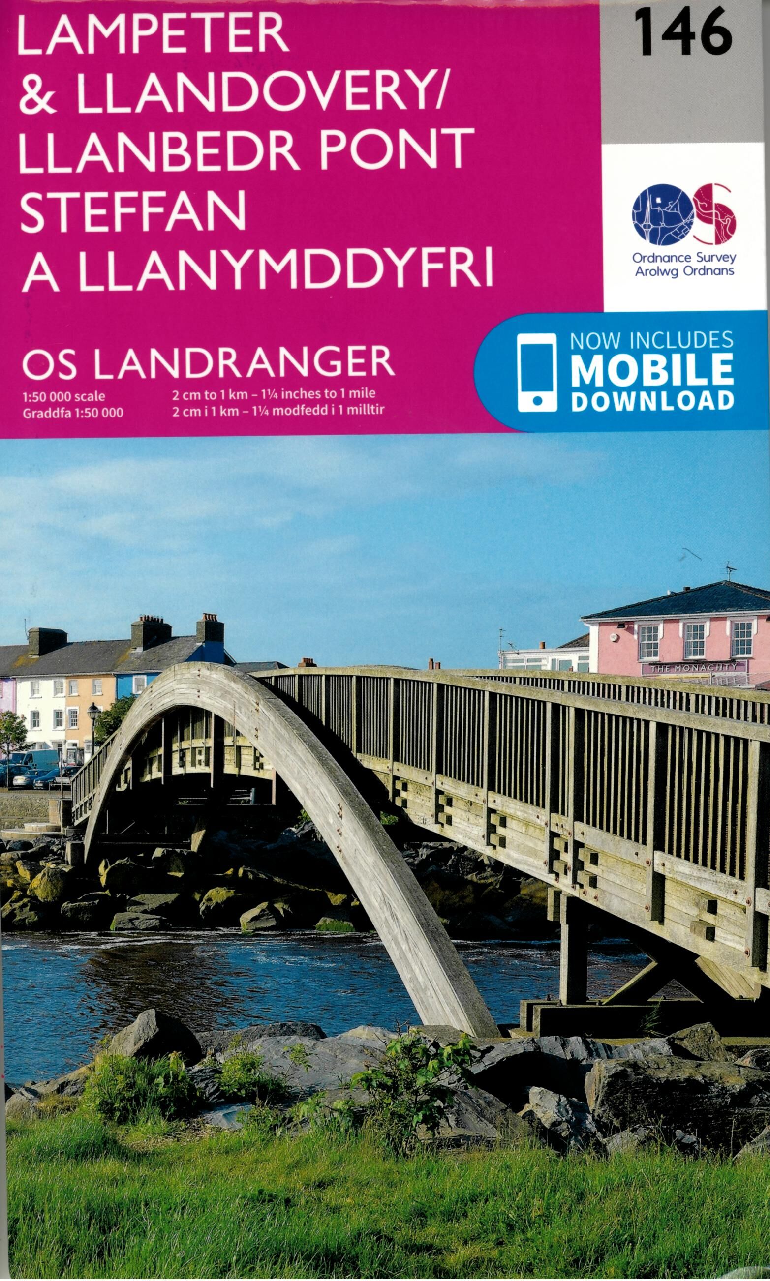 ORDNANCE SURVEY - 146 GB LAMPETER 1 50 000