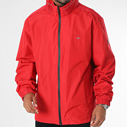Veste Zippée Rouge
