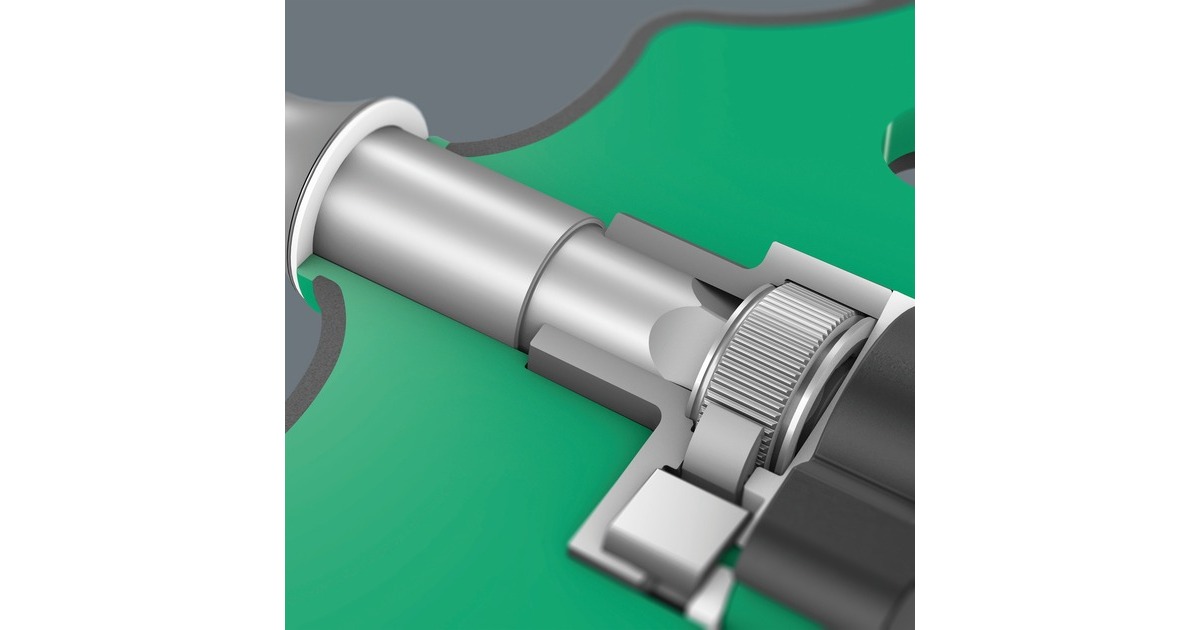 WeraKraftform Kompakt 400 RA Set 1, 17‑delig bitset  (Zwart/groen)