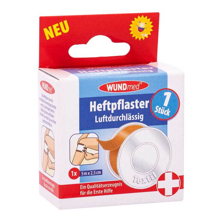 Heftpflaster Textil 5mx2,5cm, 1 St