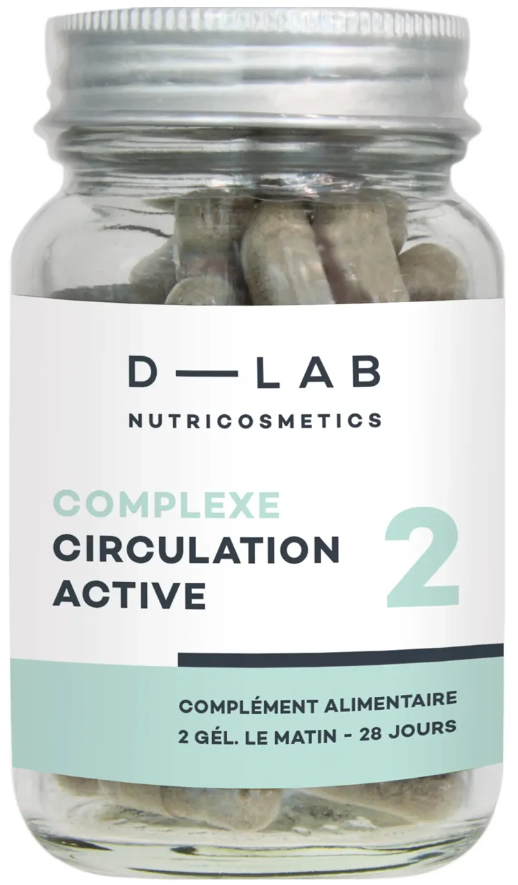 D-LAB Nutricosmetics Complément alimentaire jambes lourdes Circulation Active