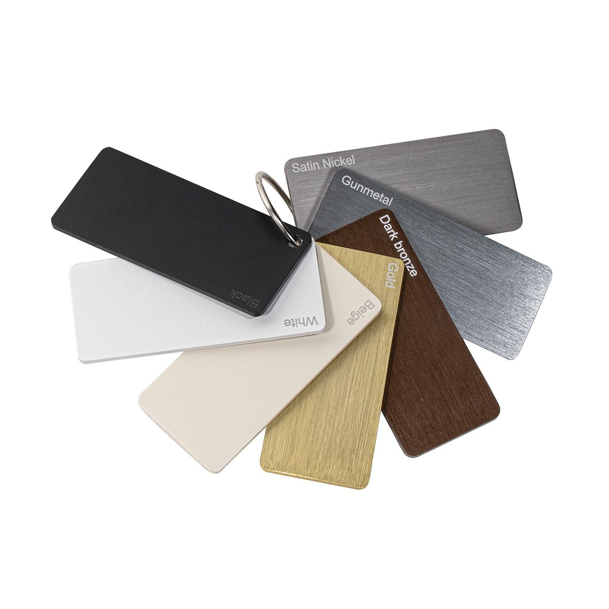 Sample box met rails en kleurstalen