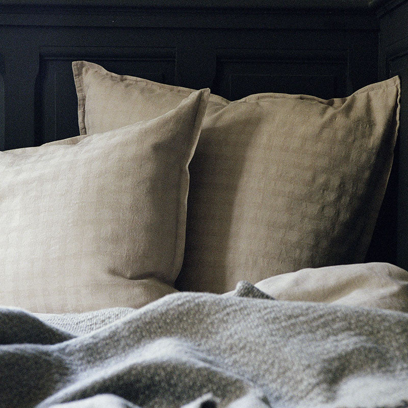 Duvetbezug TRABOULES taupe