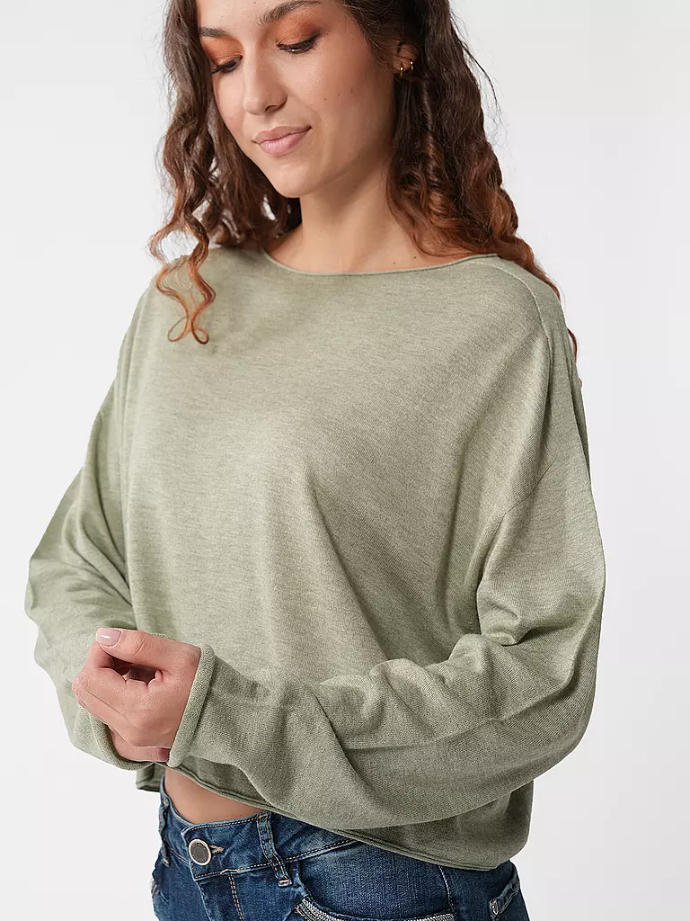 DRYKORN Pullover IMENY hellgrün