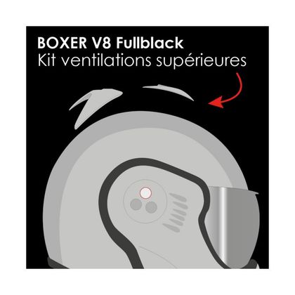Ventilation ROOF BOXER V8 - Noir