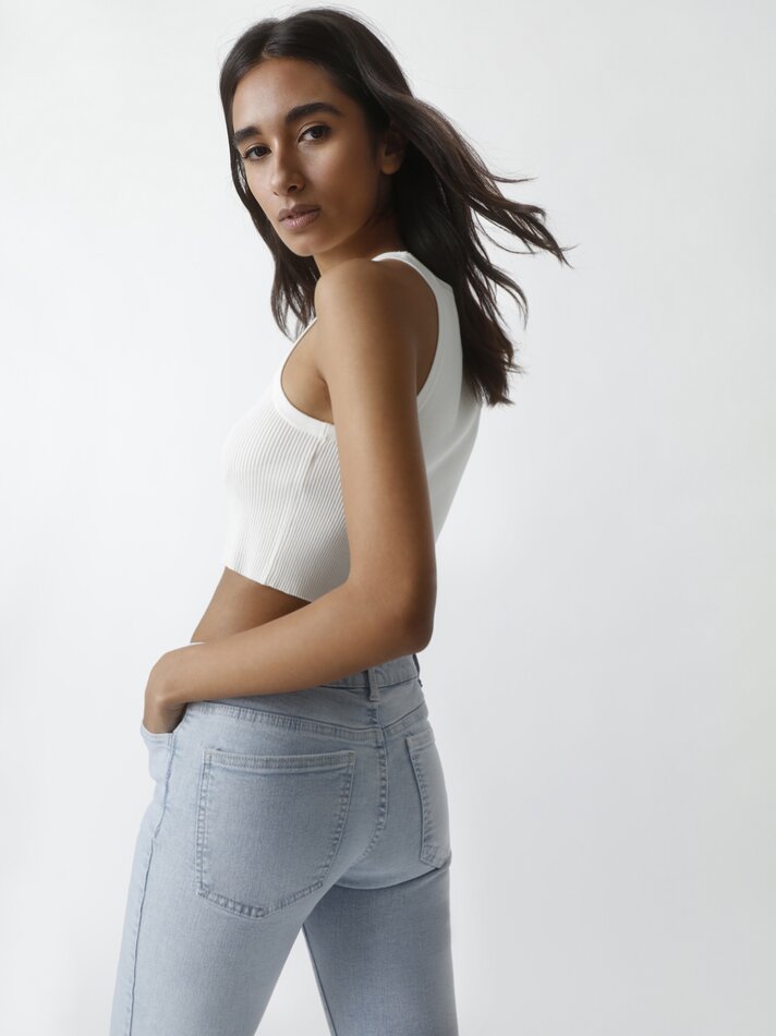 Calça jeans skinny - Petrol