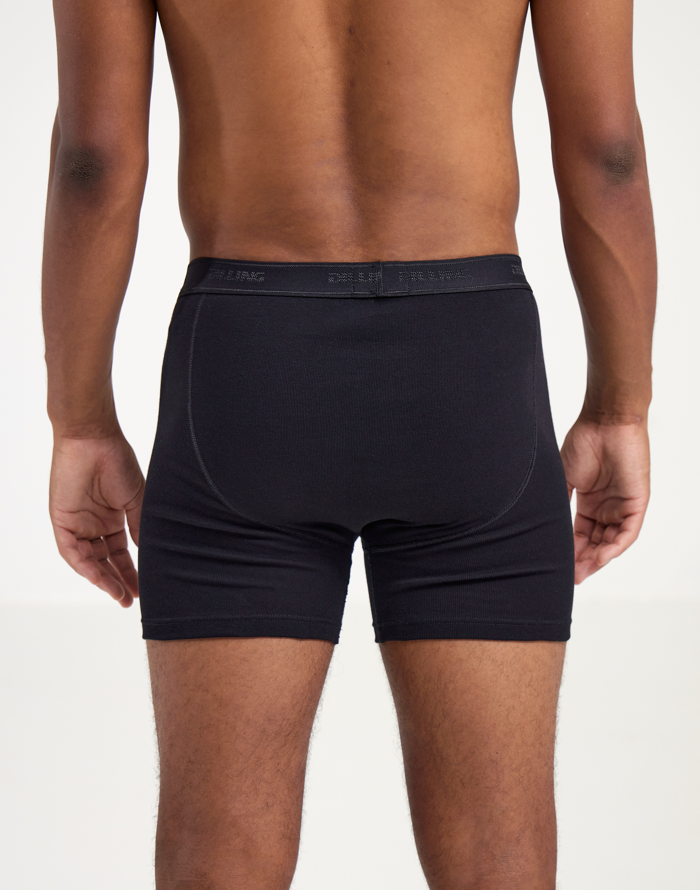 Boxershort lang met gulp van katoen voor heren