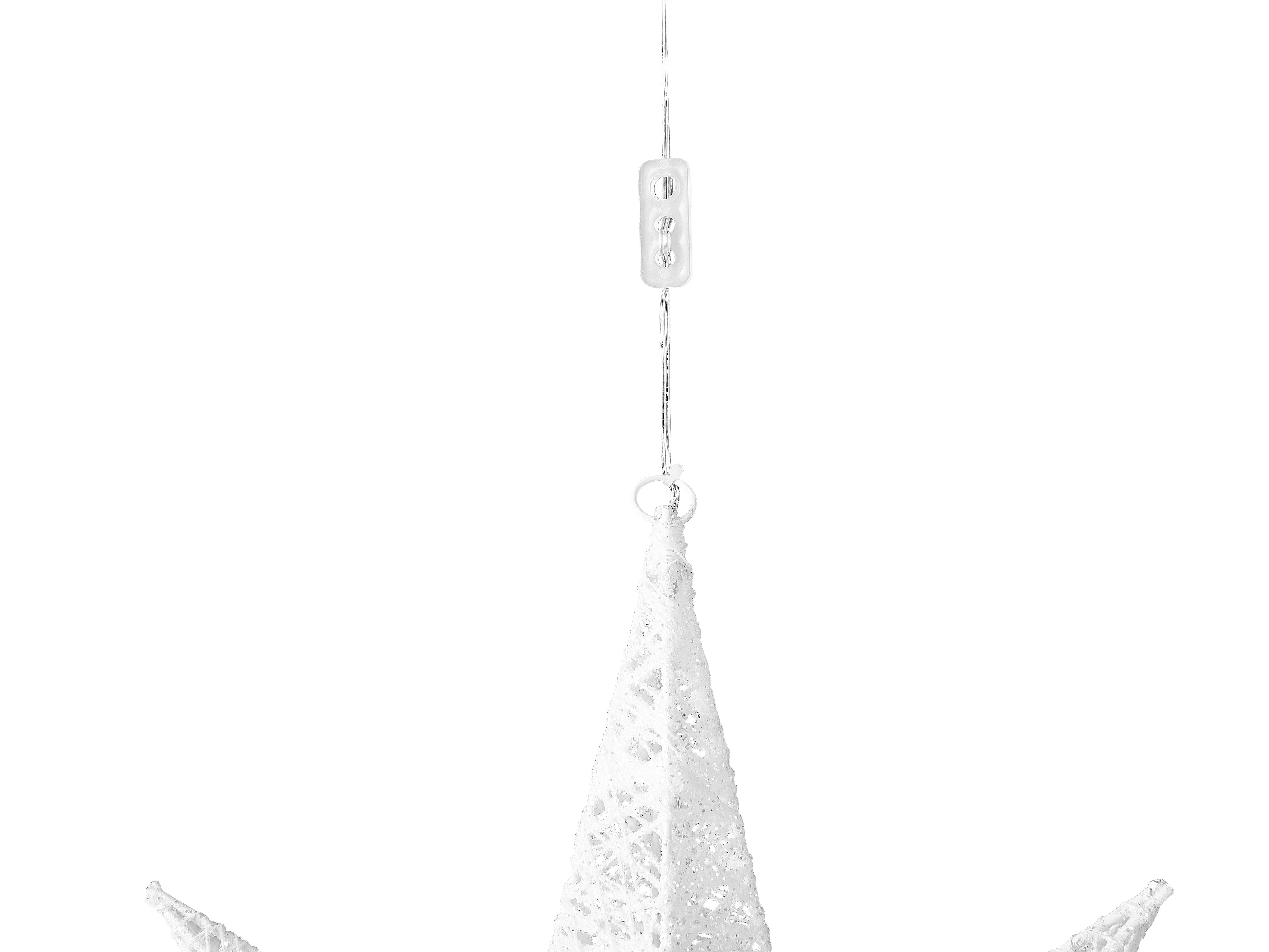 Hangende buitendecoratie LED OSMA Ster 67 cm Wit