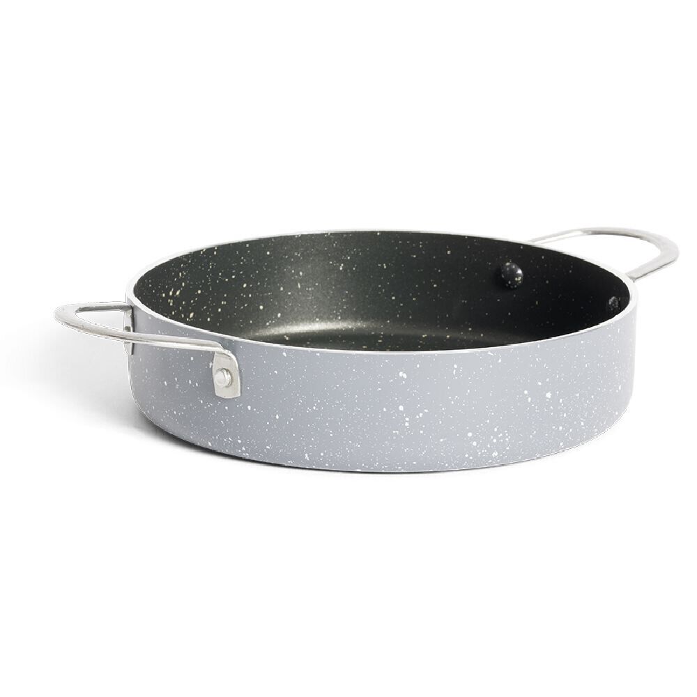 Poêle tous feux dont induction aluminium et inox noir Ø16cm
