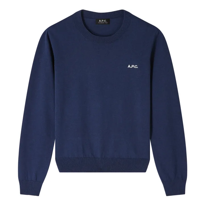 A.P.C. Pull Victoria Coton Pima | Bleu marine