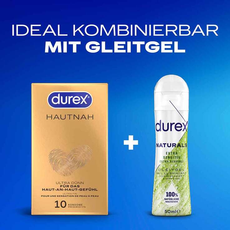 Durex hautnah latexfrei Kondome, 10 St