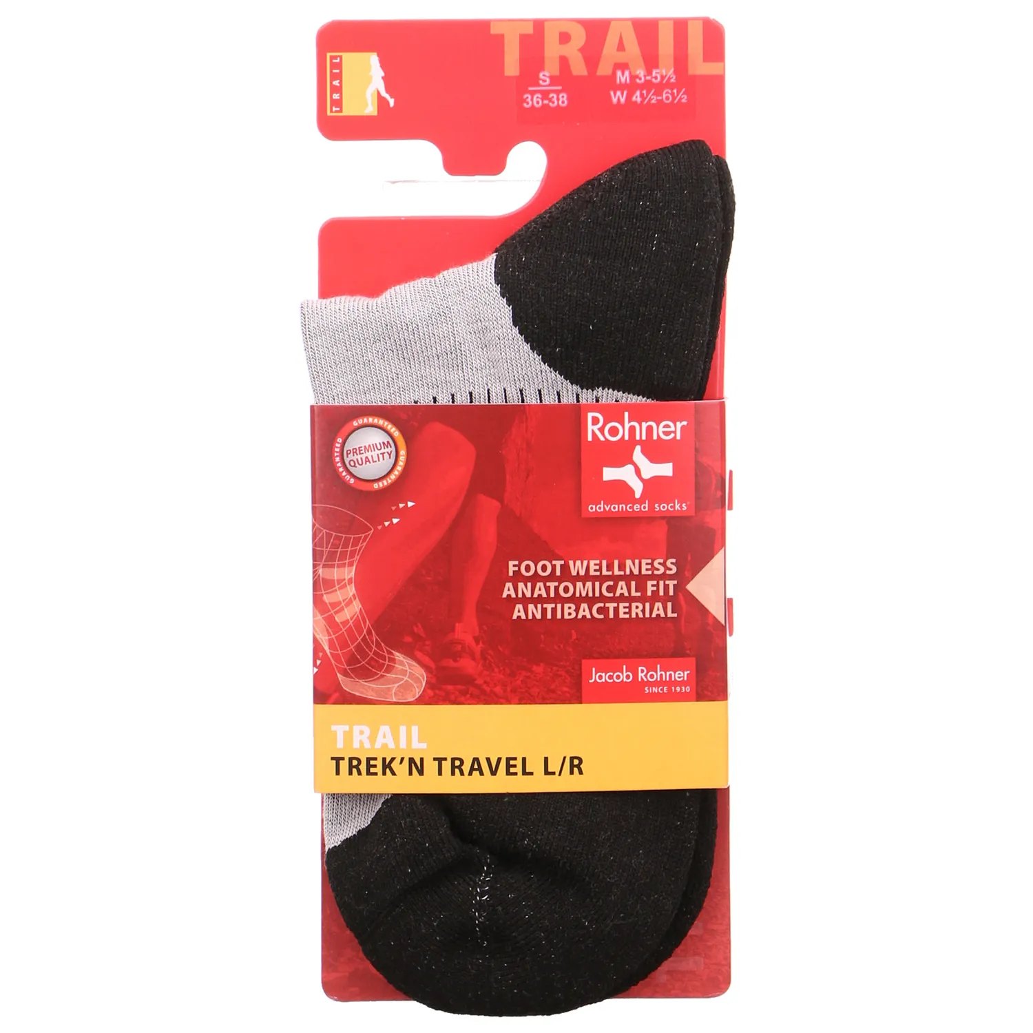 ROHNER Funktions-Socken Weiss Textil