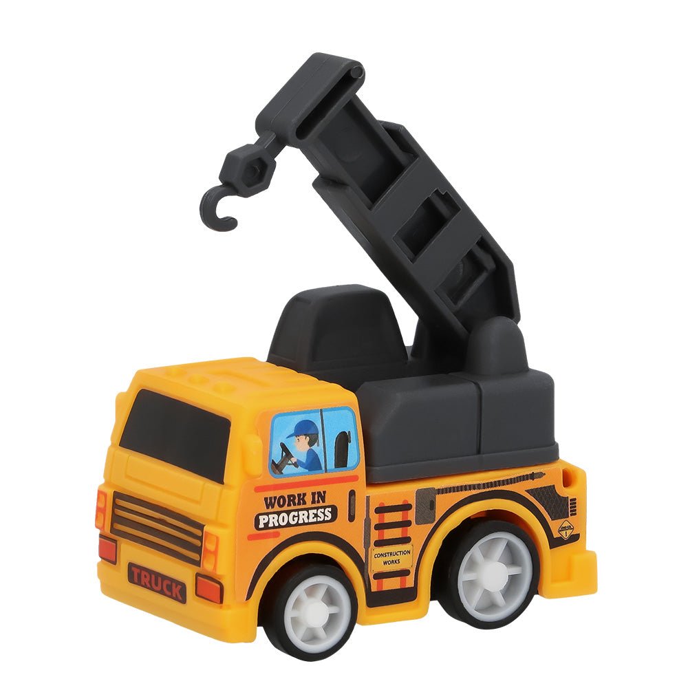 Bouw Uitdeelcadeautjes Terugtrek Auto'S 5,5cm 4st