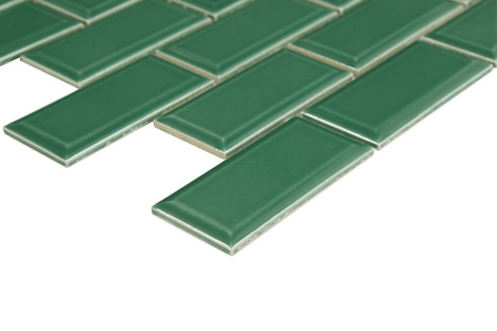 Mosaïque céramique Trentiemax vert L. 29,3 x l. 28,8 cm GoodHome